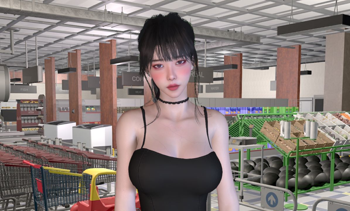 《隔壁的女主播/Female Anchor Next Door》geimushe.com-slg游戏下载给亩社